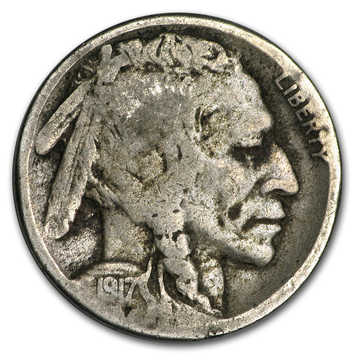 Buy 1917-S Buffalo Nickel Good
