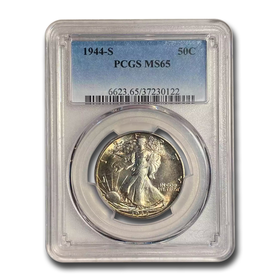 Buy 1944-S Walking Liberty Half Dollar MS-65 PCGS (OGH)