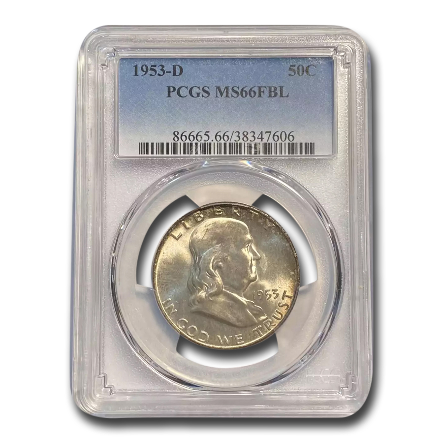 Buy 1953-D Franklin Half Dollar MS-66 PCGS (FBL)