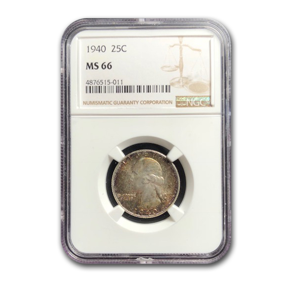 Buy 1940 Washington Quarter MS-66 NGC