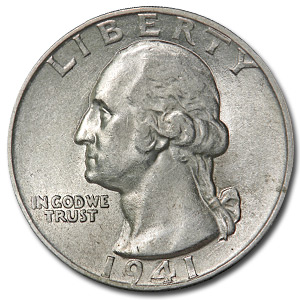 Buy 1941 Washington Quarter AU