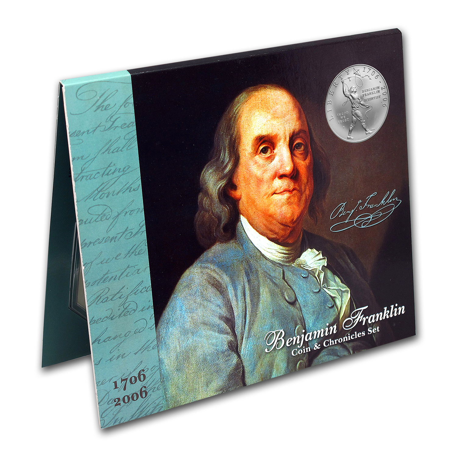 Buy 2006 Benjamin Franklin Coin & Chronicles Set BU (w/Box & COA)
