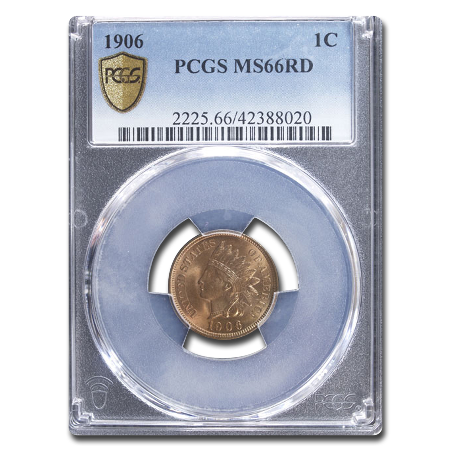Buy 1906 Indian Head Cent MS-66 PCGS (Red)