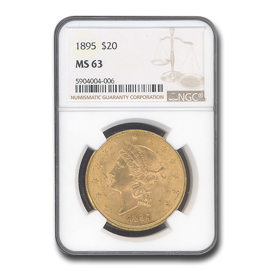 Buy 1895 $20 Liberty Gold Double Eagle MS-63 NGC