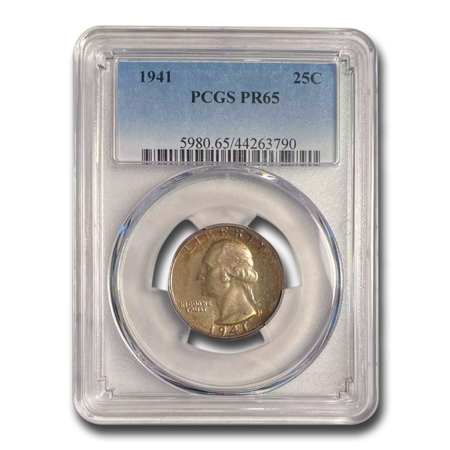 Buy 1941 Washington Quarter PR-65 PCGS