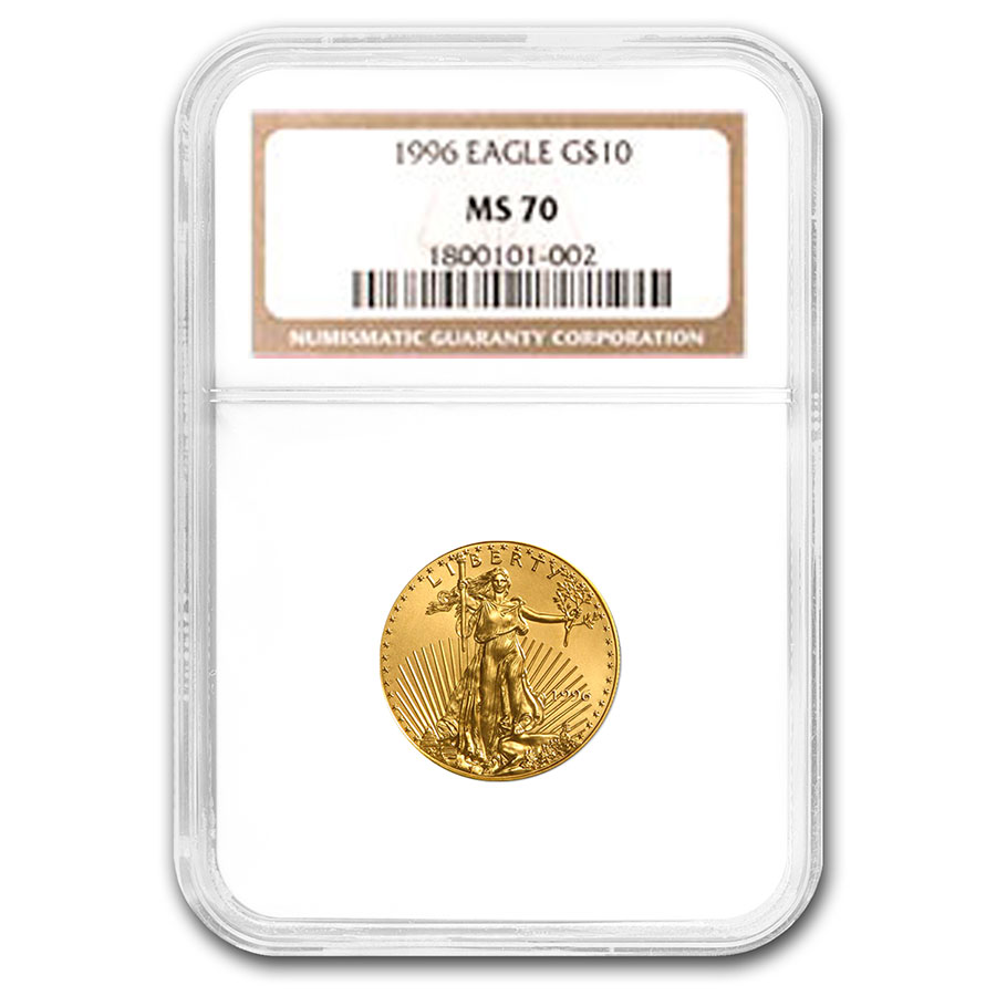 Buy 1996 1/4 oz American Gold Eagle MS-70 NGC