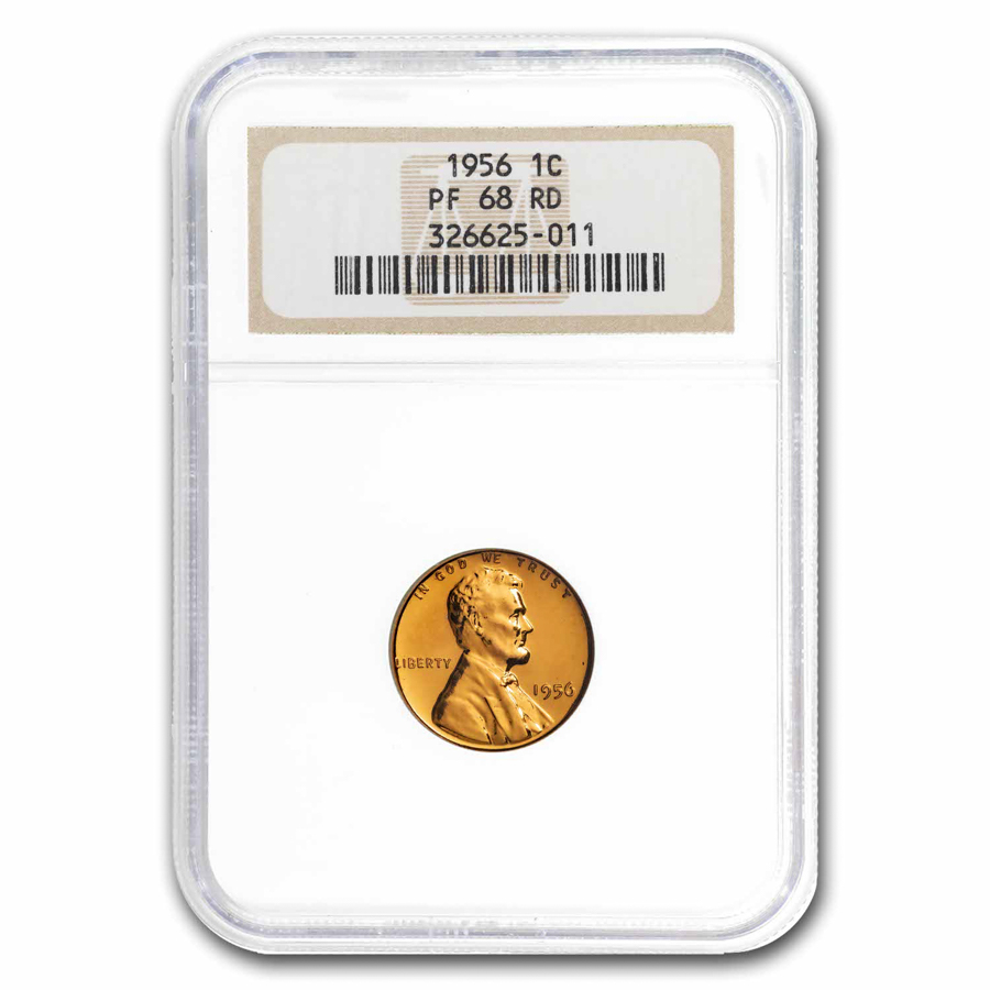 Buy 1956 Lincoln Cent PF-68 NGC (Red)