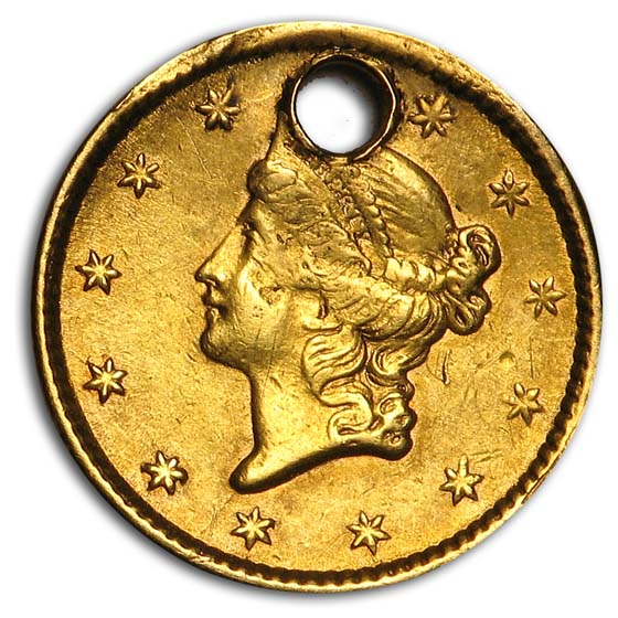 Buy $1 Liberty Head Gold Dollar Type 1 (Damaged)