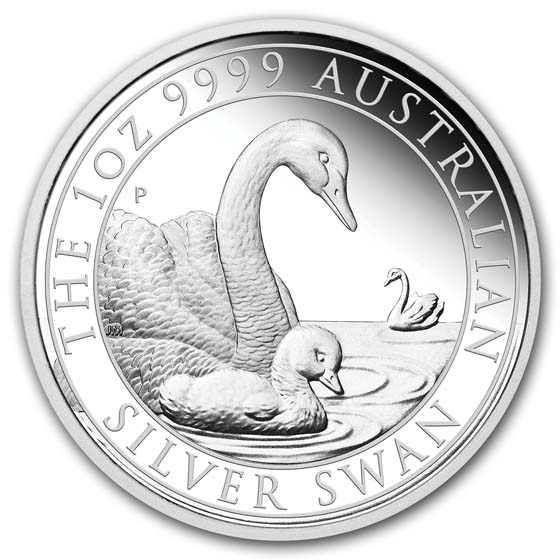 Buy 2019 Australia 1 oz Silver Swan Proof (w/Box & COA)