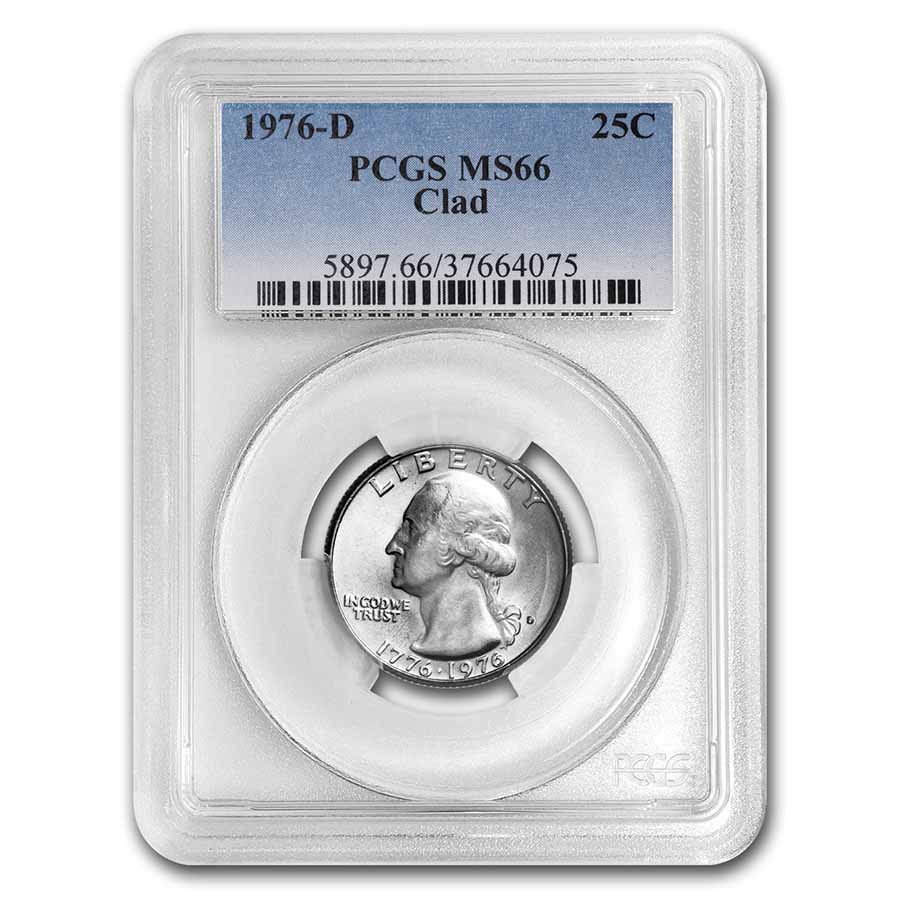 Buy 1976-D Washington Quarter MS-66 PCGS