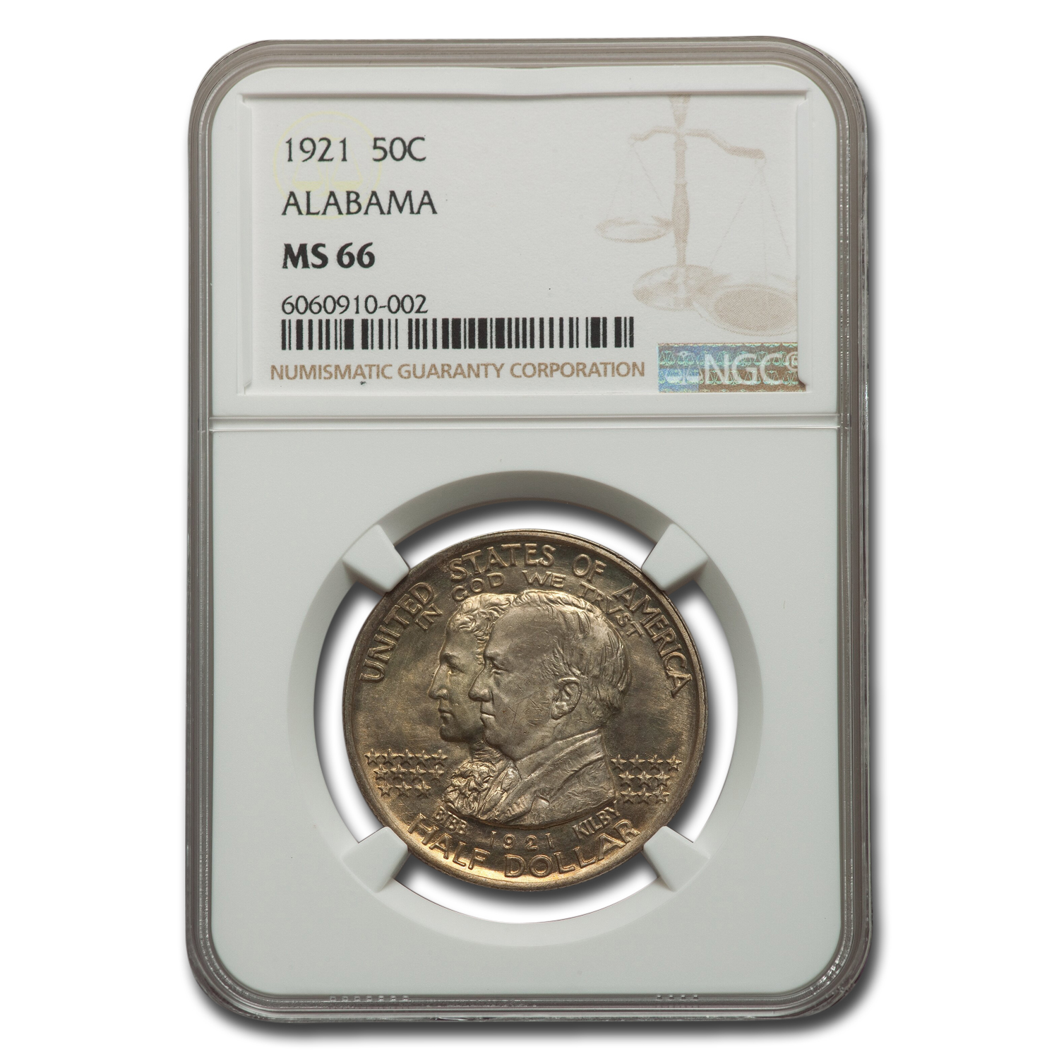Buy 1921 Alabama Centennial Half Dollar Commem MS-66 NGC