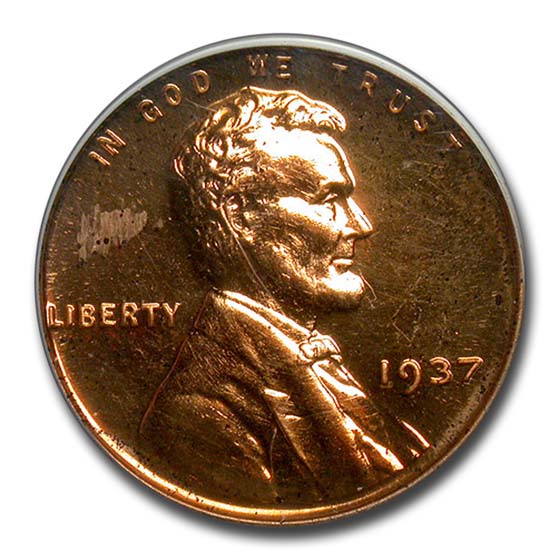 Buy 1937 Lincoln Cent PR-64 PCGS (Red)