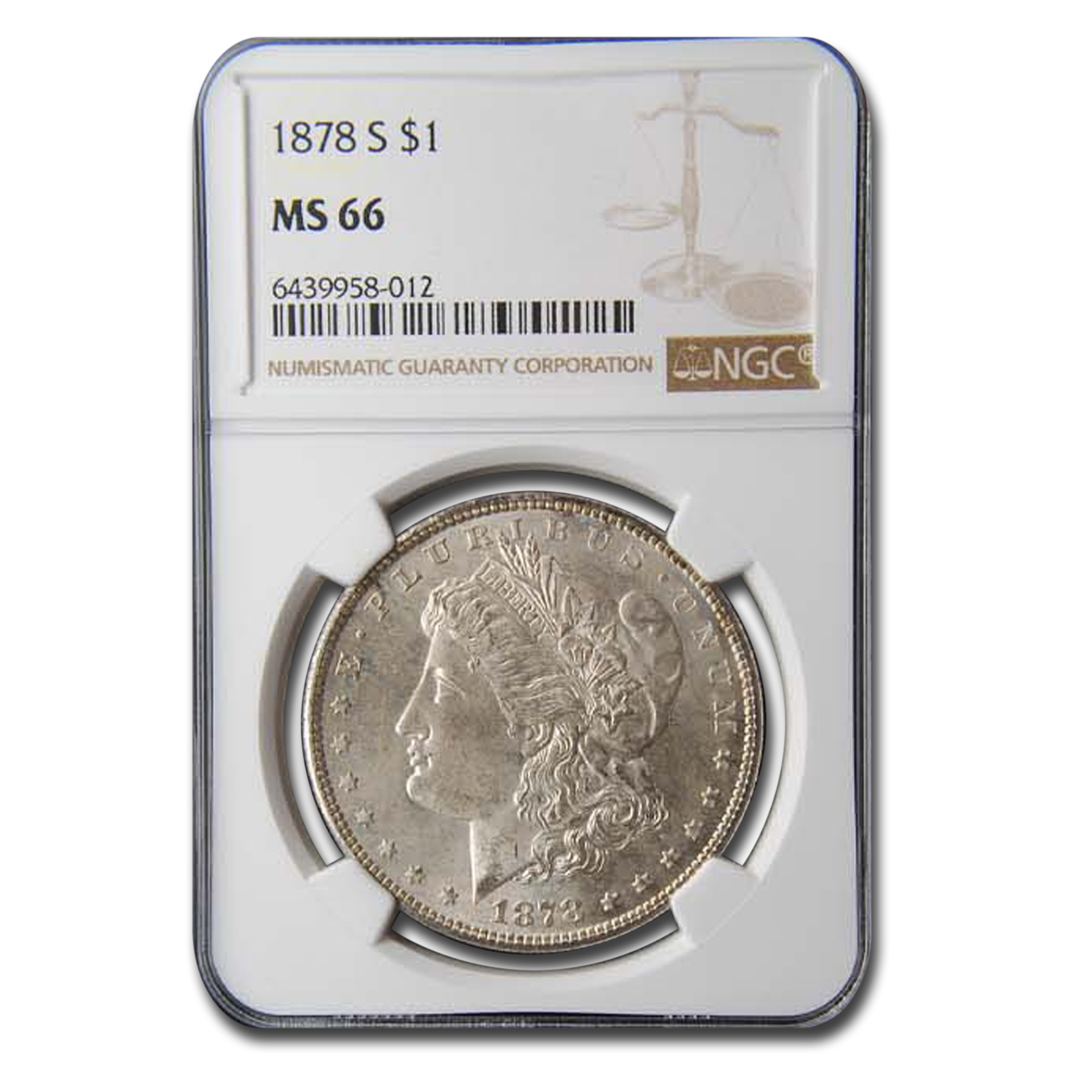 Buy 1878-S Morgan Dollar MS-66 NGC