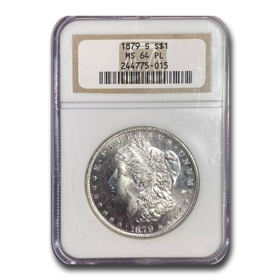 Buy 1879-S Morgan Dollar MS-64 PL NGC