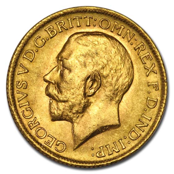 Buy 1915 Great Britain Gold Sovereign George V BU - Click Image to Close