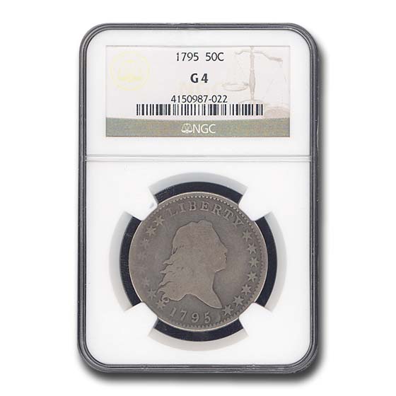 Buy 1795 Flowing Hair Half Dollar Good-4 NGC