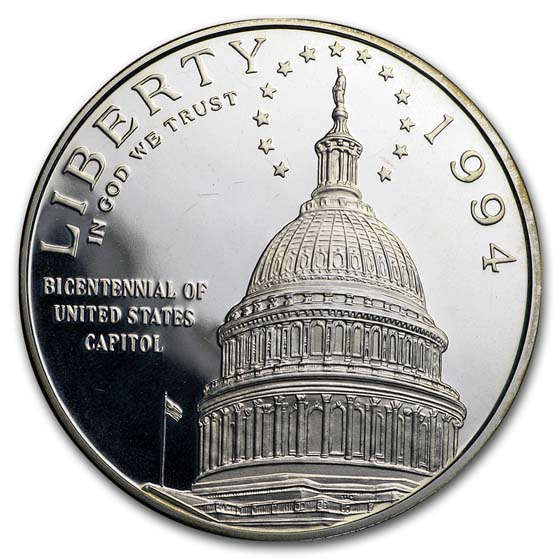 Buy 1994-S Capitol $1 Silver Commem Proof (Capsule Only)
