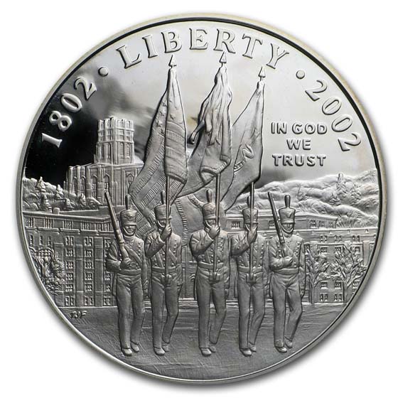 Buy 2002-W West Point Bicentennial $1 Silver Commem Pf (Capsule Only)