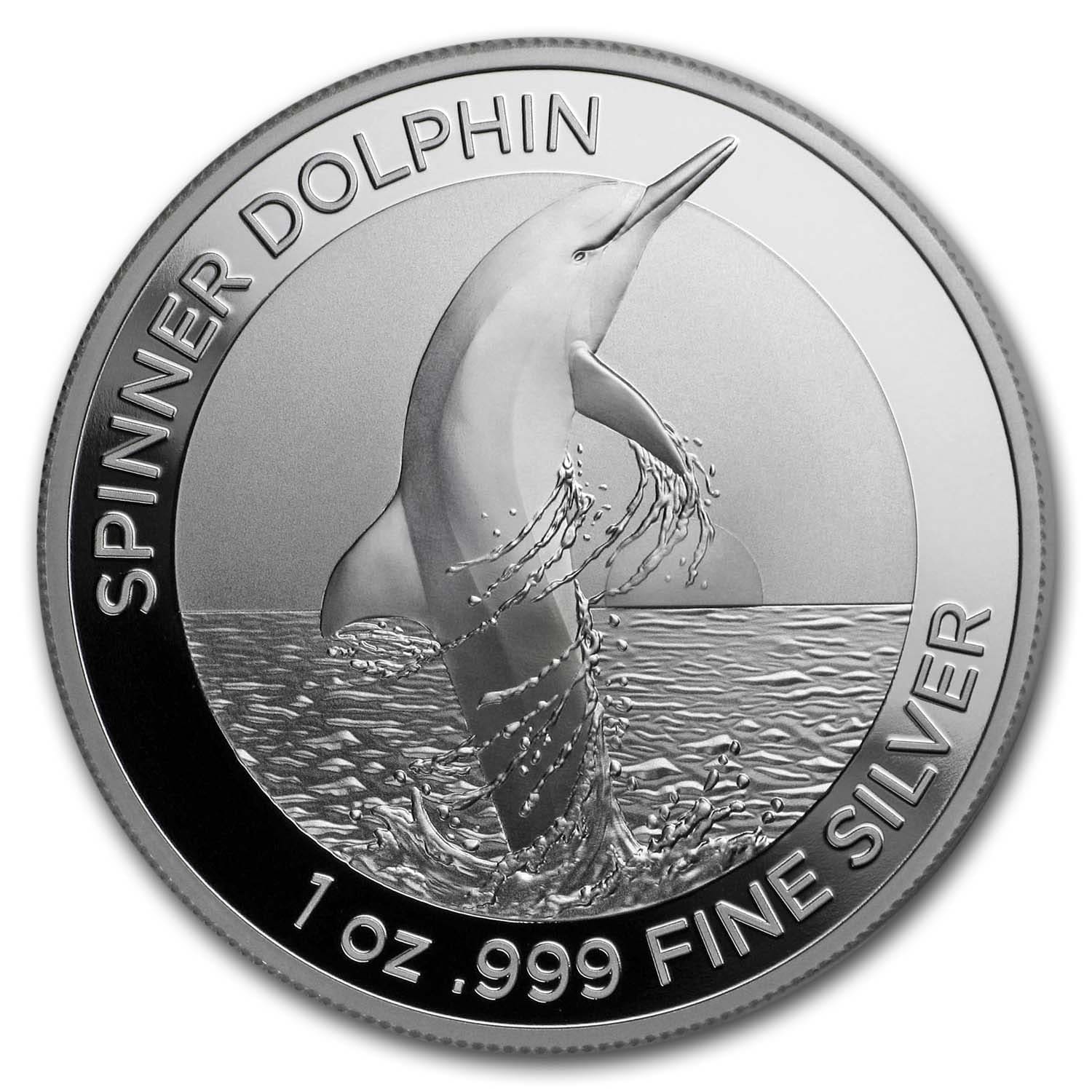 Buy 2020 Australia 1 oz Silver $1 Spinner Dolphin BU