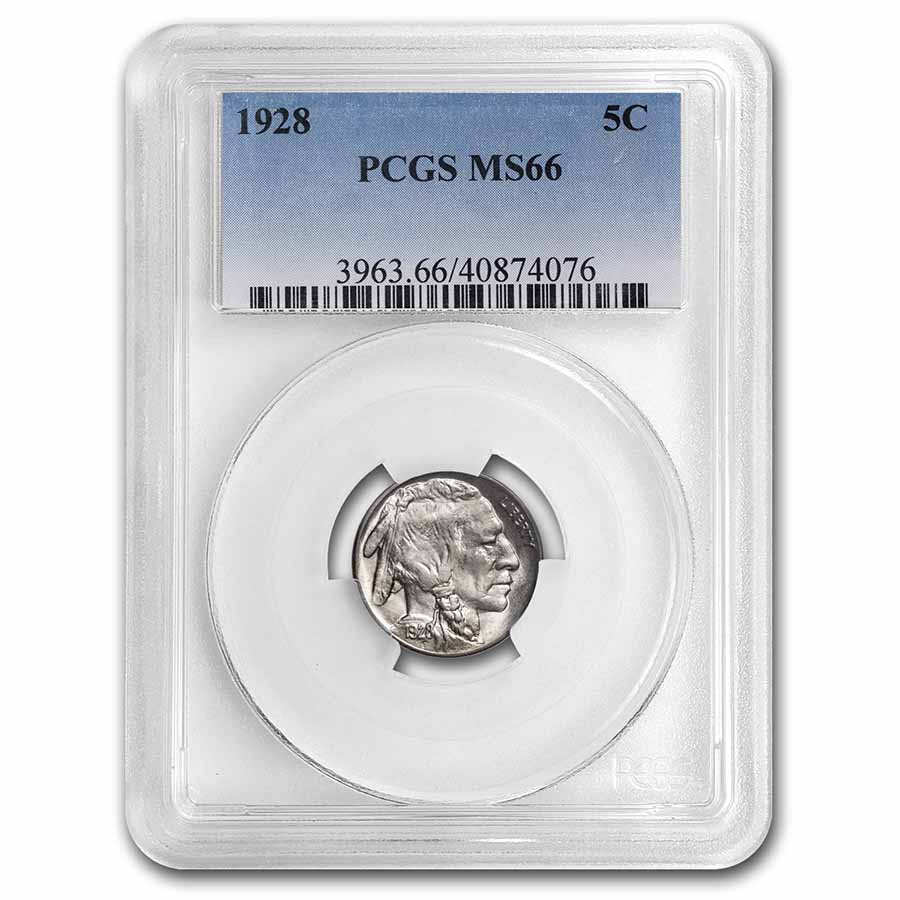 Buy 1928 Buffalo Nickel MS-66 PCGS - Click Image to Close