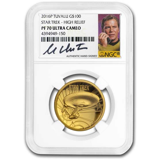 Buy 2016 Tuvalu 1 oz Gold Star Trek PF-70 NGC (HR) - Click Image to Close