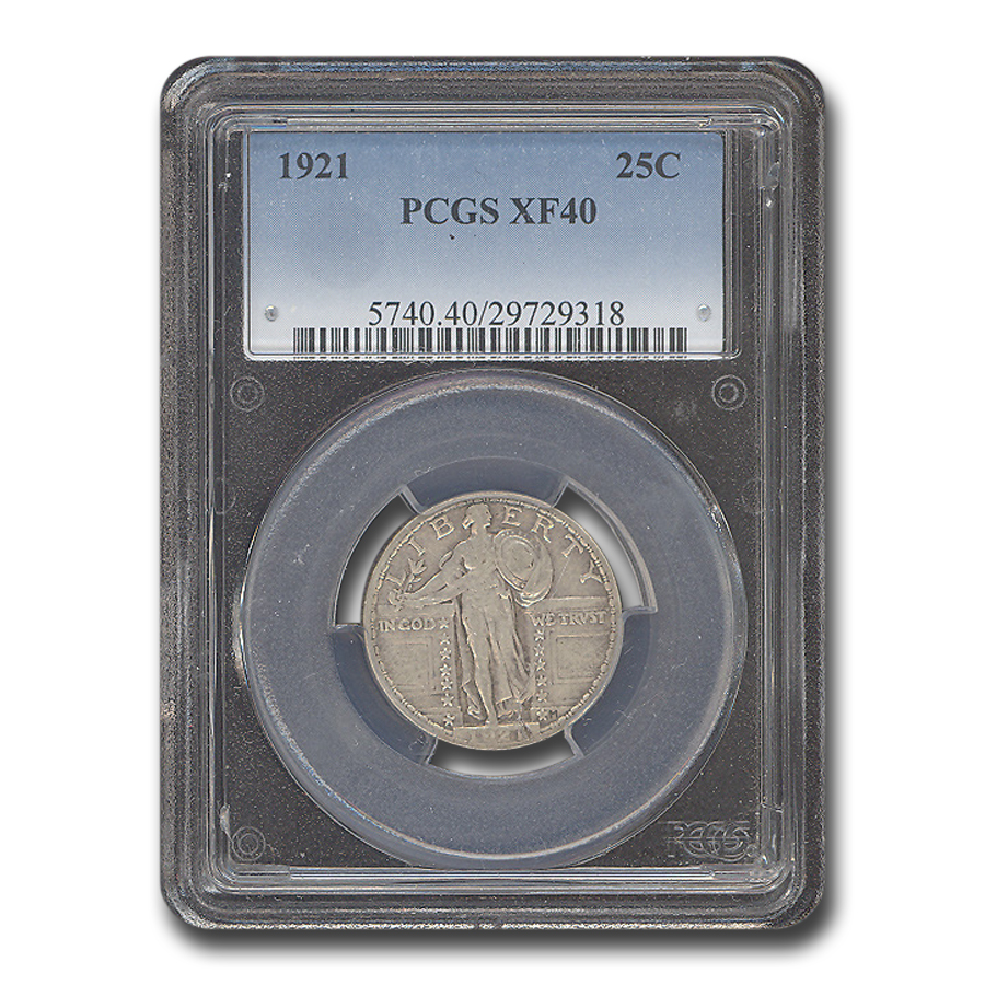 Buy 1921 Standing Liberty Quarter XF-40 PCGS