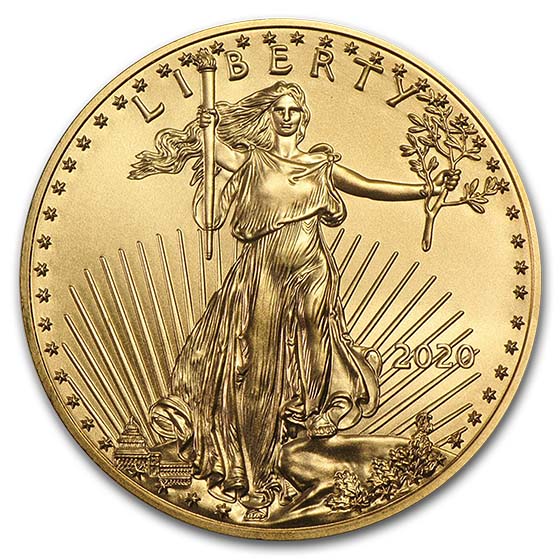 Buy 2020 1/10 oz American Gold Eagle BU