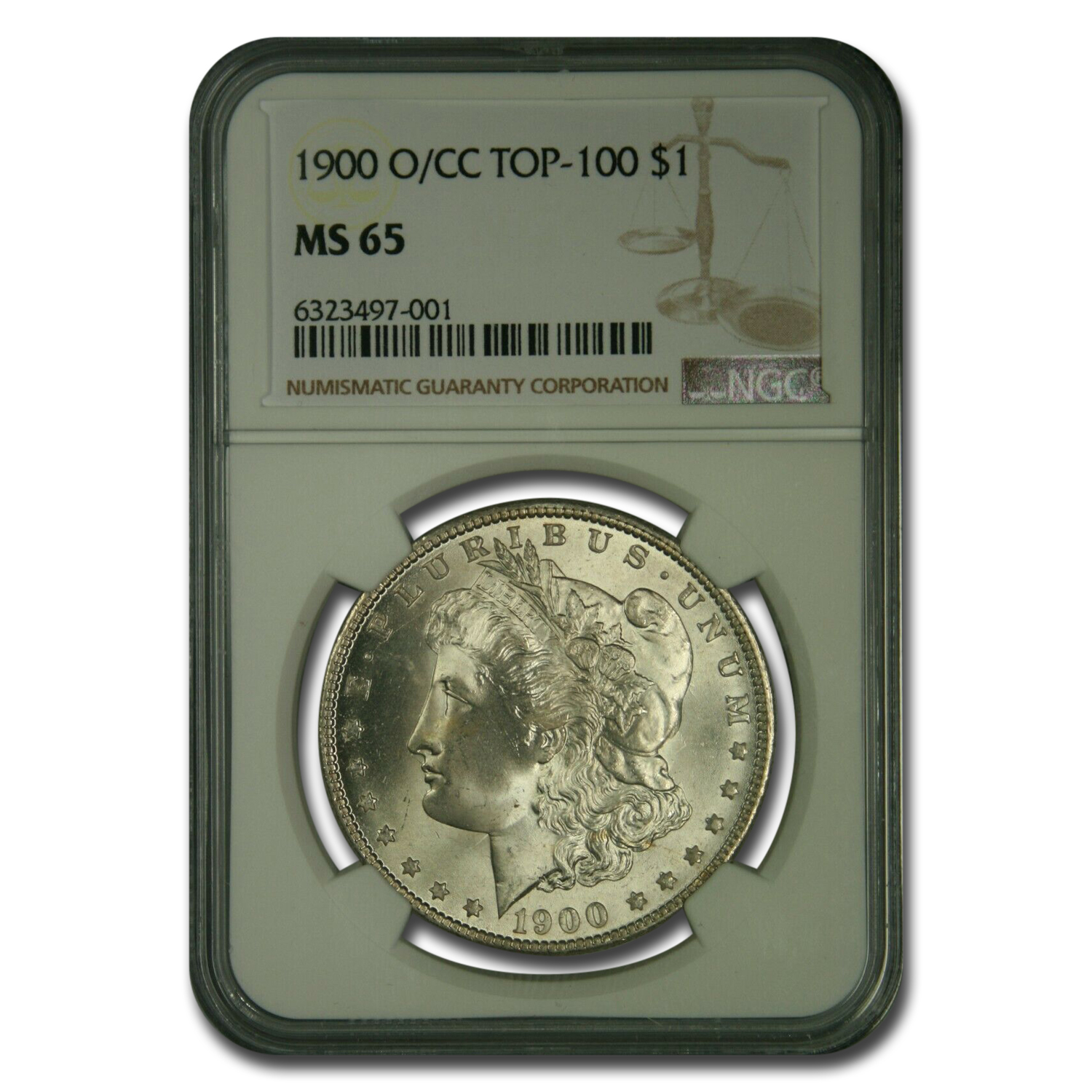 Buy 1900-O/CC Morgan Dollar MS-65 NGC (Top 100, VAM-12)