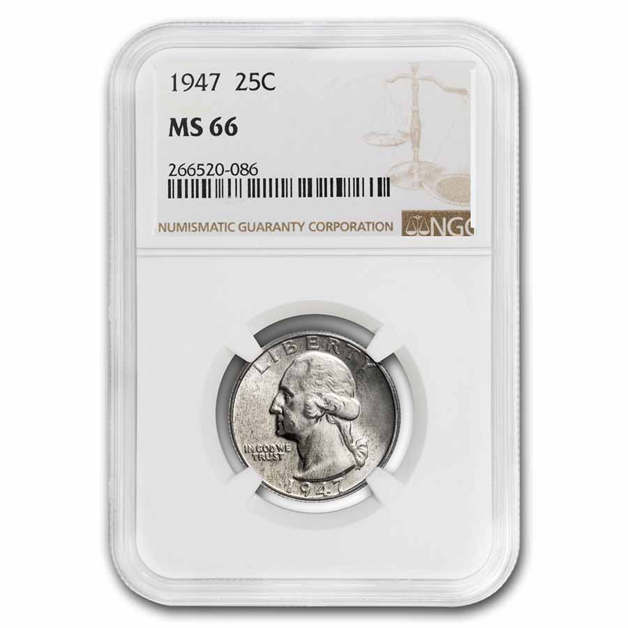 Buy 1947 Washington Quarter MS-66 NGC - Click Image to Close