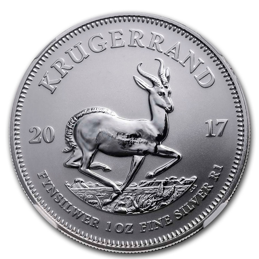 Buy 2017 South Africa 1 oz Silver Krugerrand SP-70 NGC (FR)