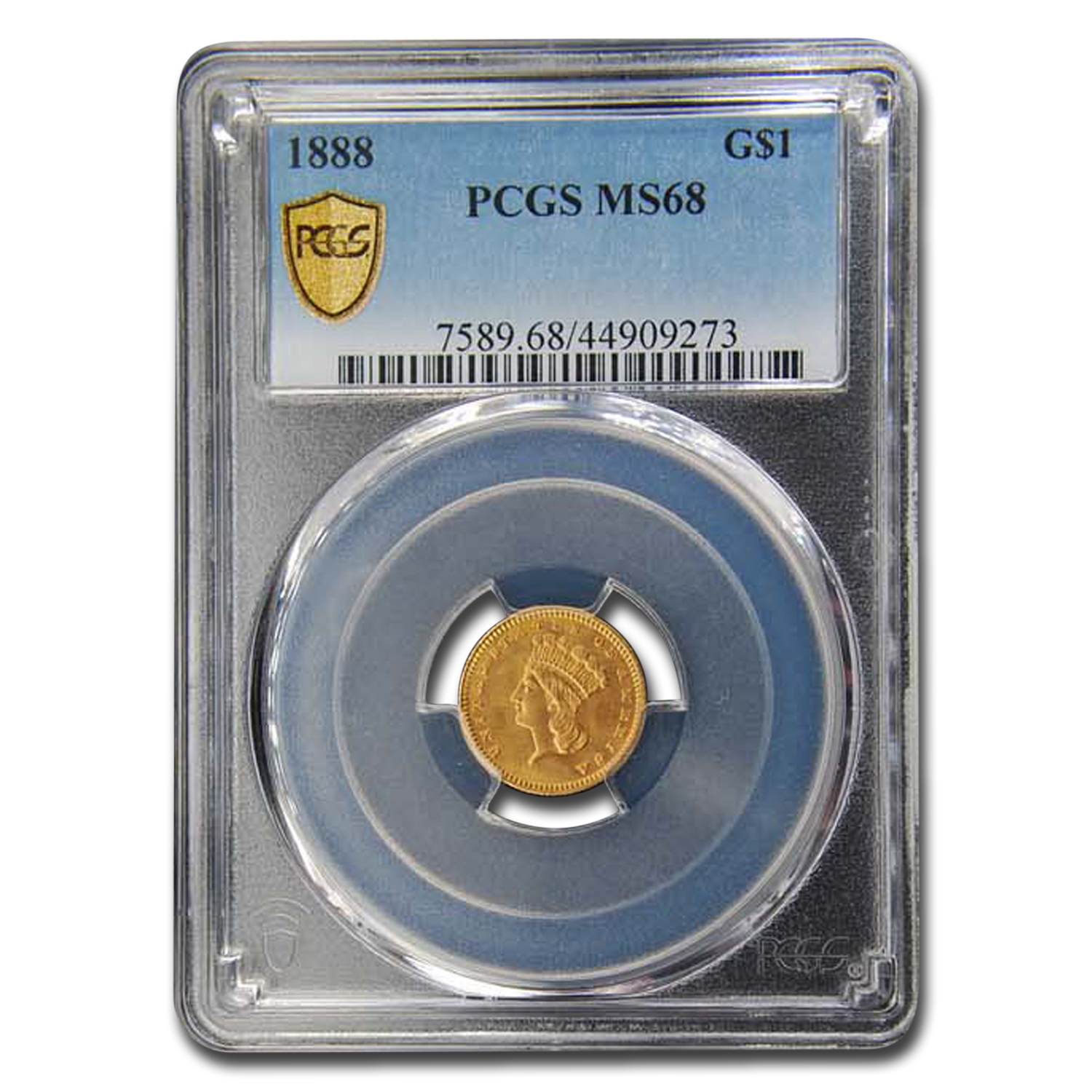 Buy 1888 $1 Indian Head Gold MS-68 PCGS - Click Image to Close