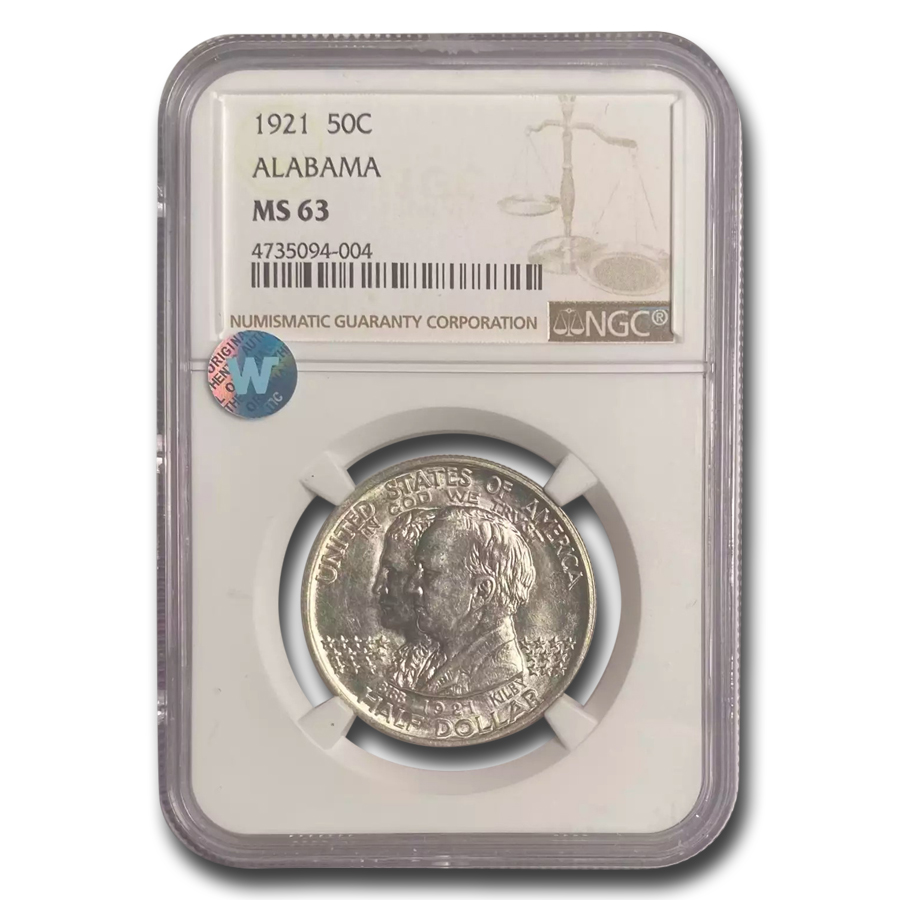 Buy 1921 Alabama Centennial Commemorative Half MS-63 NGC