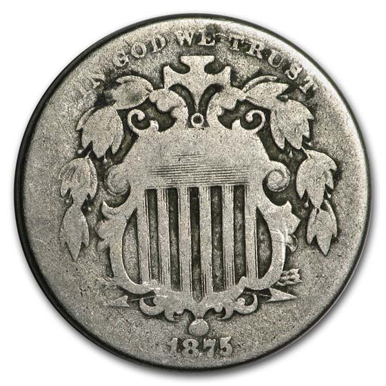 Buy 1875 Shield Nickel Good