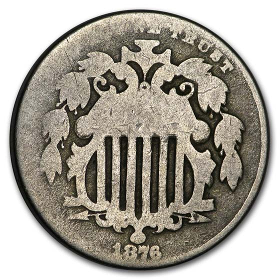 Buy 1876 Shield Nickel Good