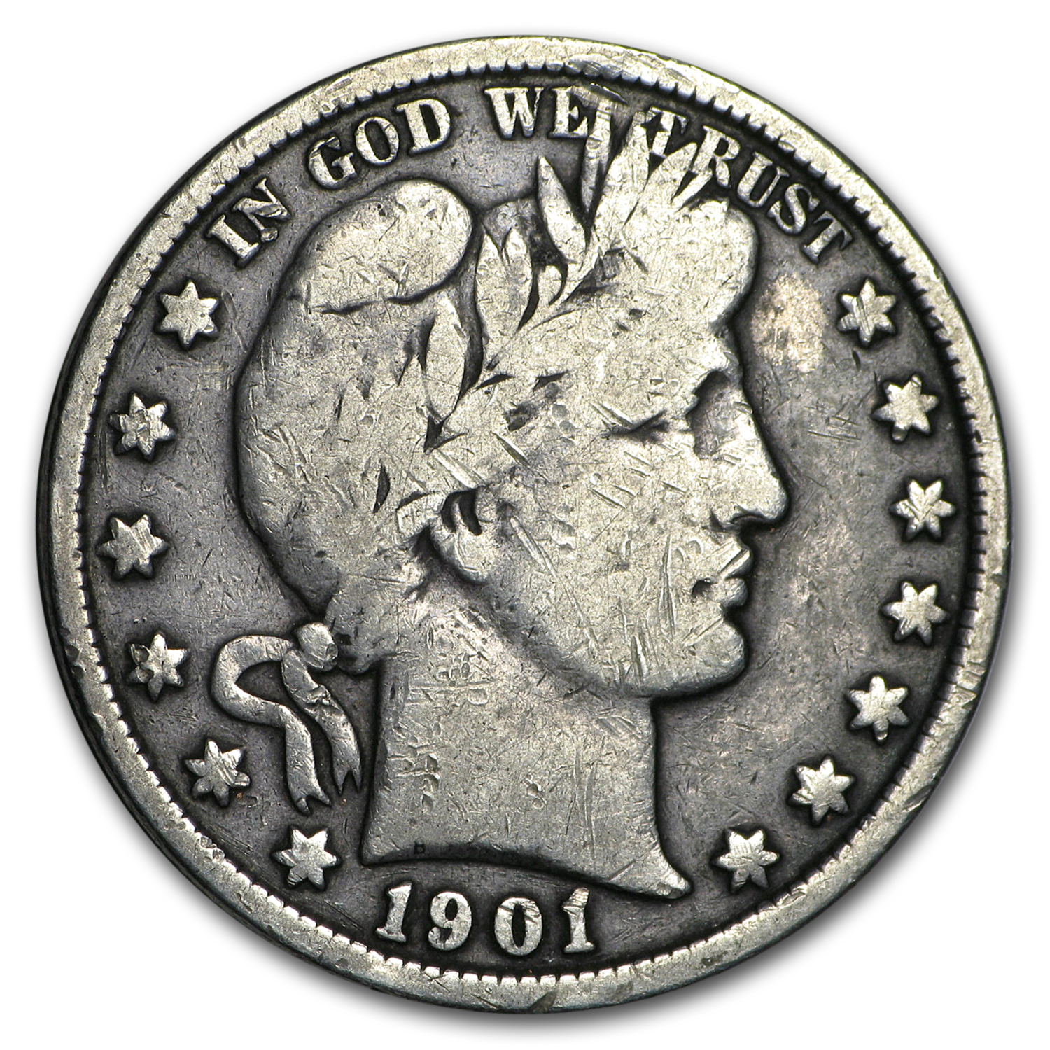 Buy 1901 Barber Half Dollar VG