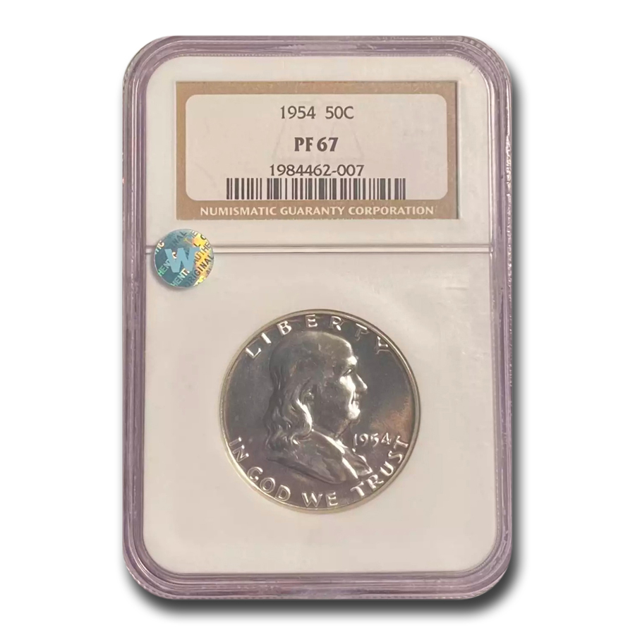 Buy 1954 Franklin Half Dollar PF-67 NGC