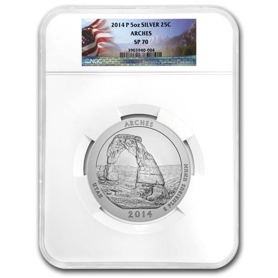 Buy 2014-P 5 oz Silver ATB Arches SP-70 NGC - Click Image to Close