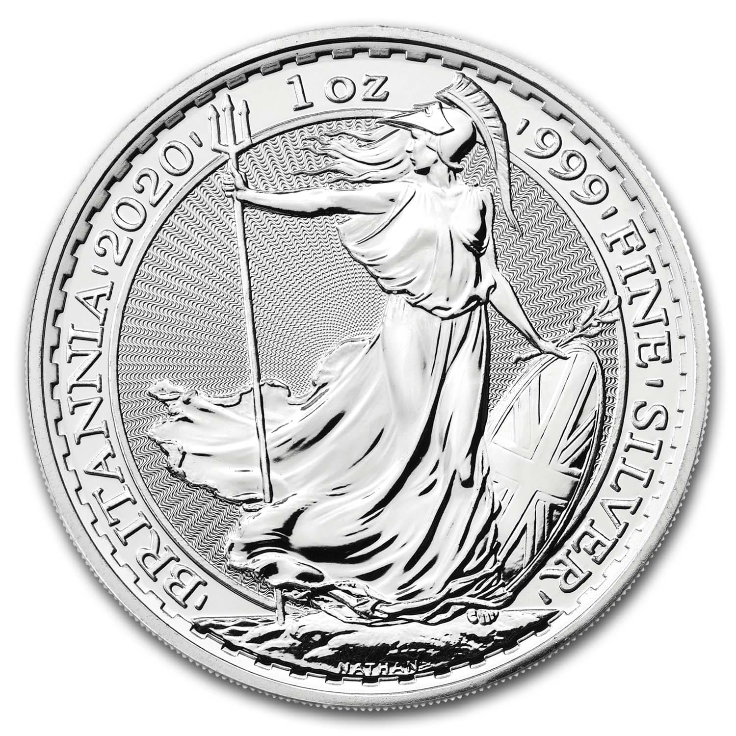 Buy 2020 Great Britain 1 oz Silver Britannia BU - Click Image to Close