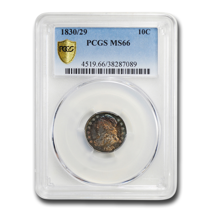 Buy 1830/29 Capped Bust Dime MS-66 PCGS