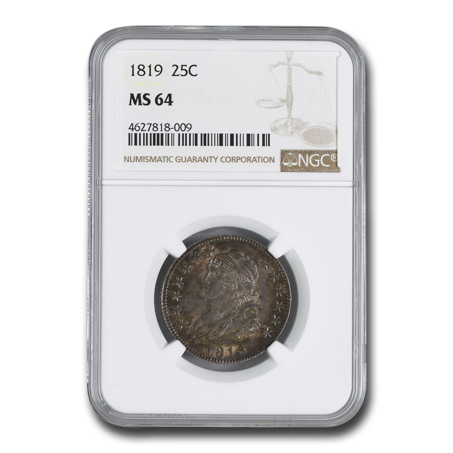Buy 1819 Capped Bust Quarter MS-64 NGC