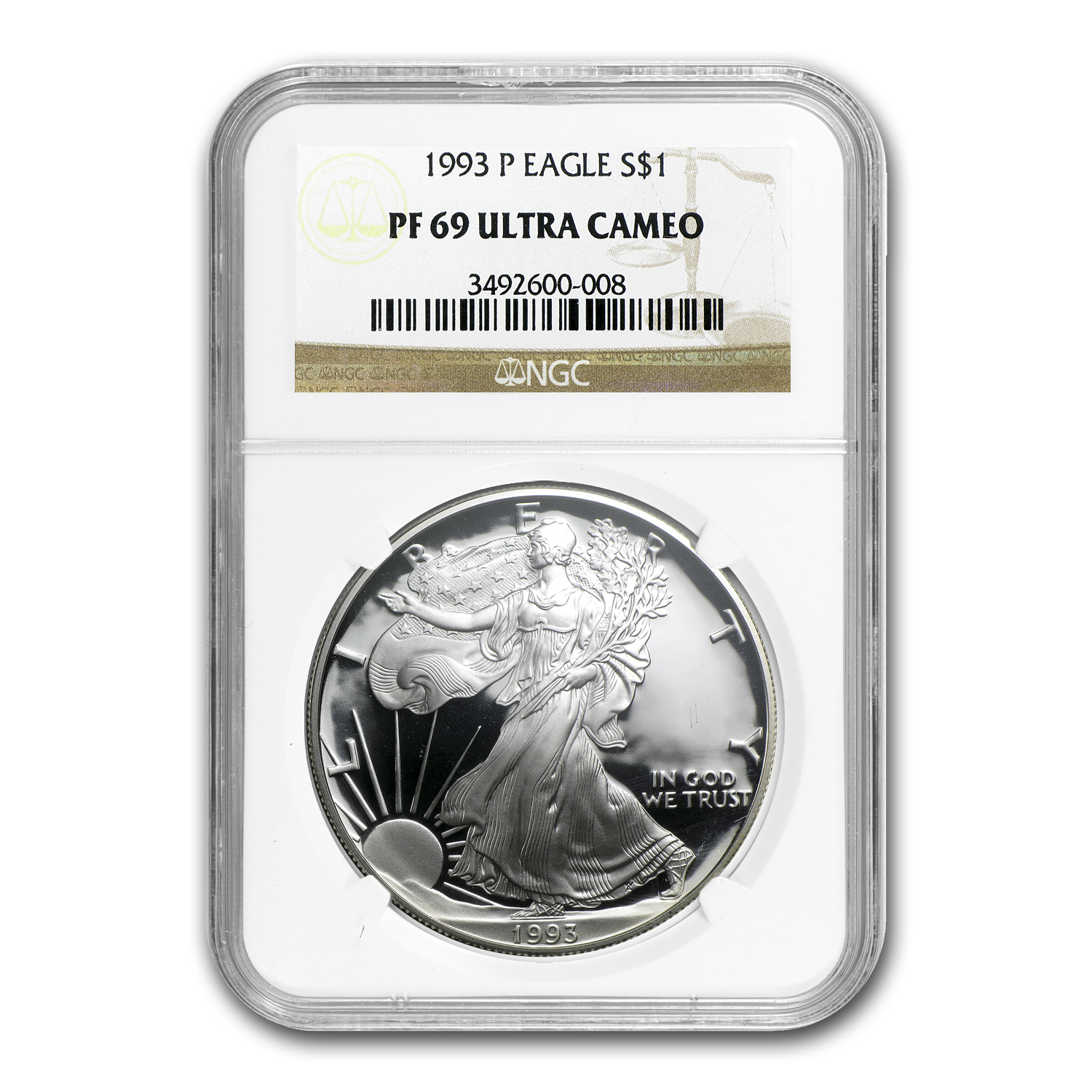 Buy 1993-P Proof American Silver Eagle PF-69 NGC