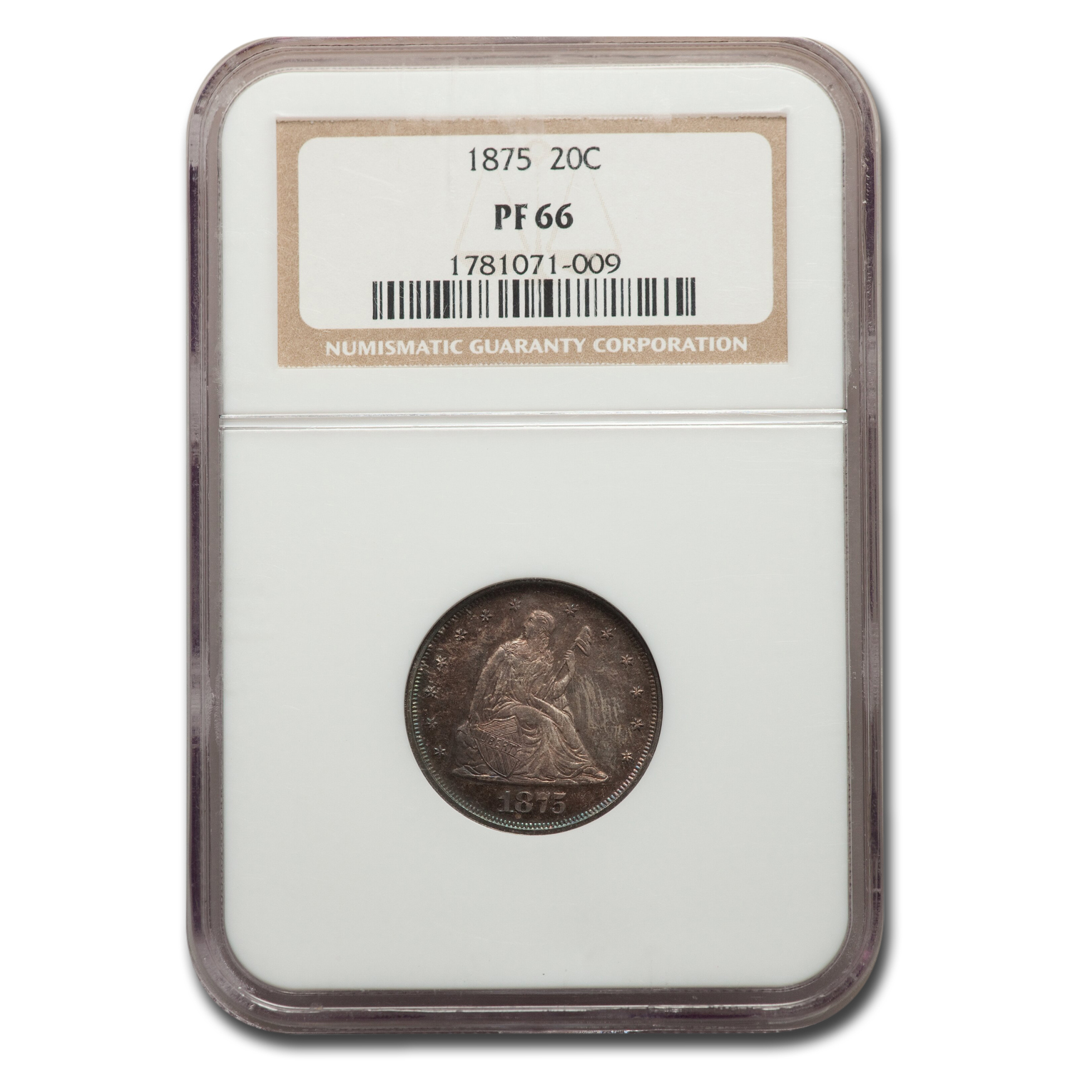 Buy 1875 Twenty Cent Piece PF-66 NGC