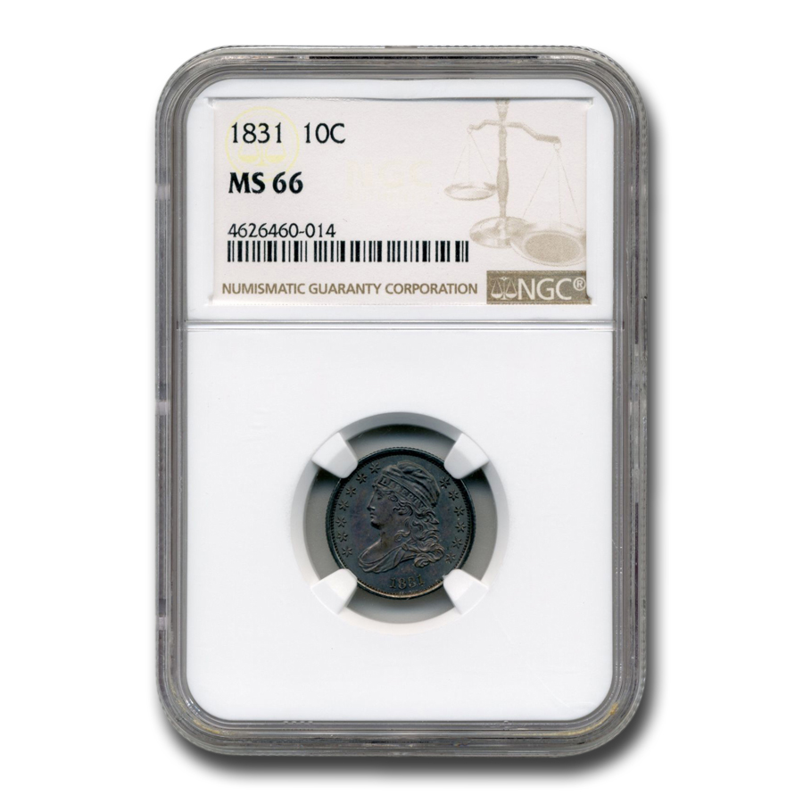 Buy 1831 Capped Bust Dime MS-66 NGC