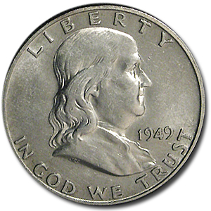 Buy 1949-D Franklin Half Dollar AU - Click Image to Close