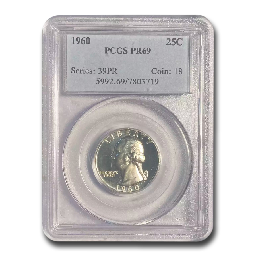 Buy 1960 Washington Quarter PR-69 PCGS