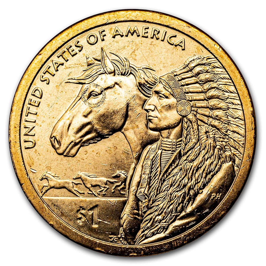 Buy 2012-P Native Amer $1 - 17th Century Trade Routes BU