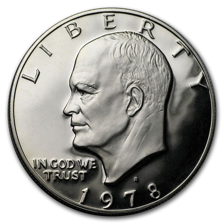 Buy 1973-1978 Clad Eisenhower Dollar Proof (Copper-Nickel)