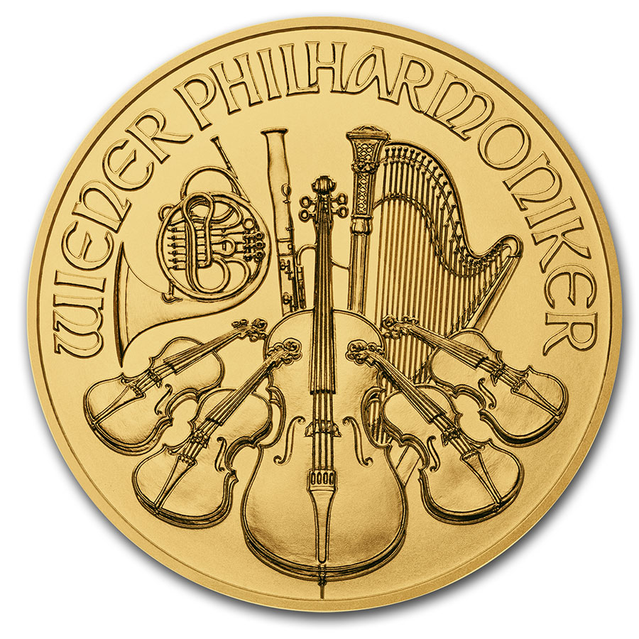 Buy 2020 Austria 1/10 oz Gold Philharmonic BU - Click Image to Close