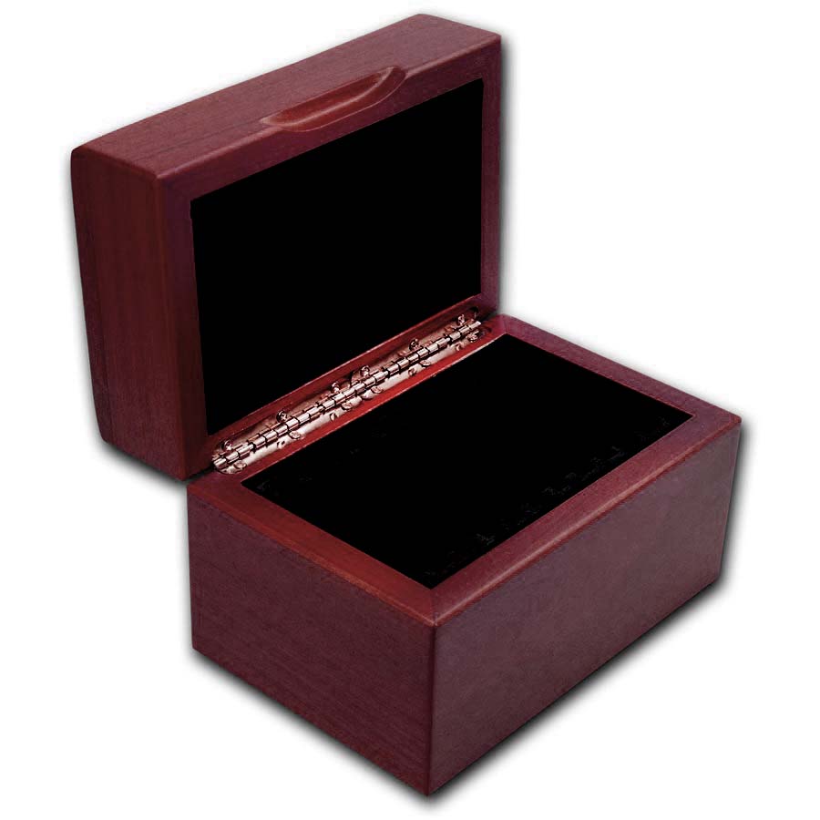 Buy Wooden Slab Storage Box - Ten Slab (Dark Mahogany)