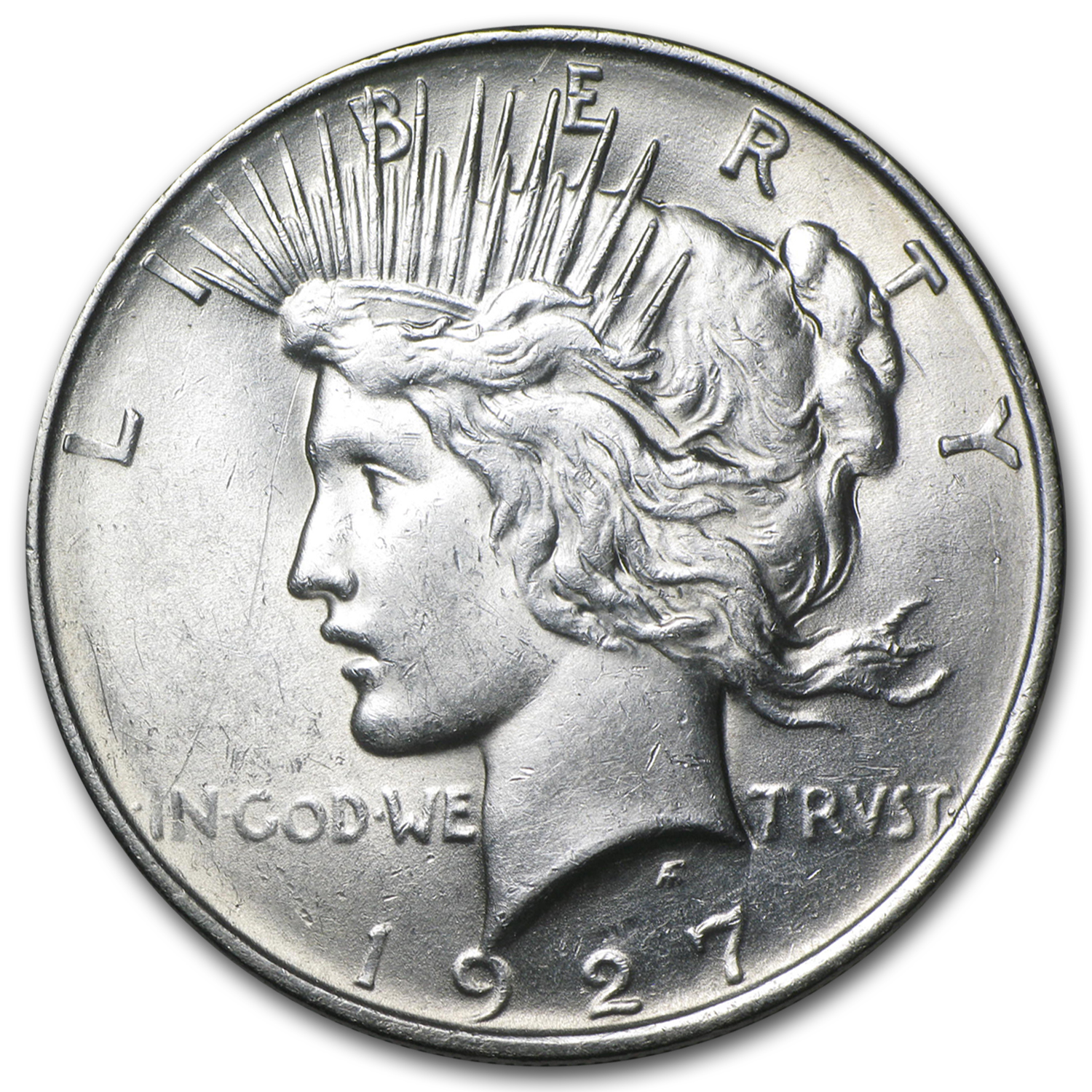 Buy 1927-D Peace Dollar AU - Click Image to Close